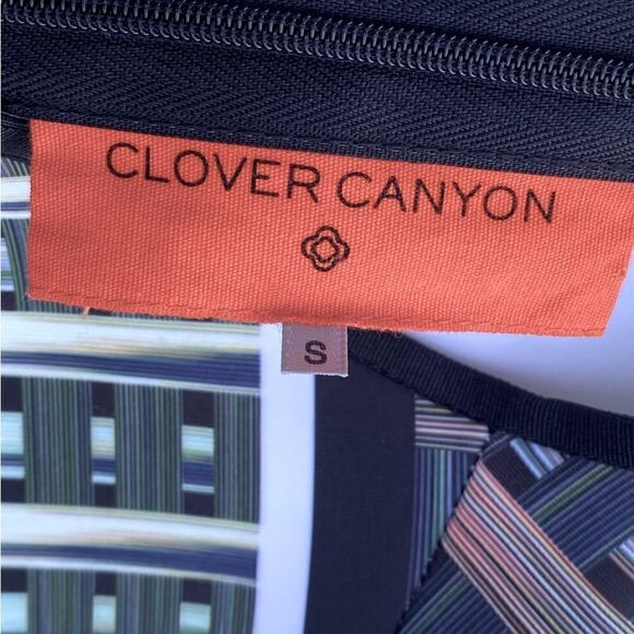 Clover Canyon Donegal Abstract Neoprene Print Shift Dress Size Small EUC! - Picture 4 of 6